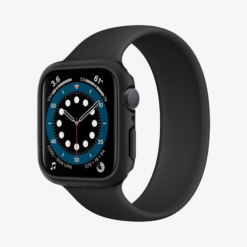 ACS05458 - Apple Watch Ultra (Apple Watch (49mm)) Case Thin Fit in black showing the front